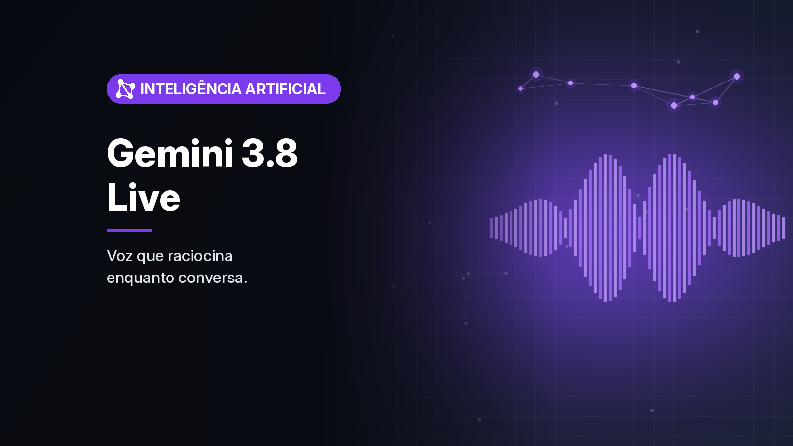 Google lança Gemini 3.8 Live e versão Extended Thinking, que raciocina e fala ao mesmo tempo