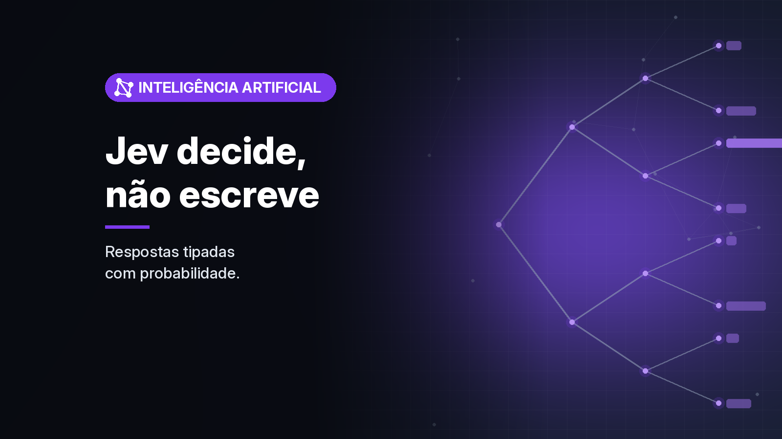 TypeSafe AI lança o Jev, modelo que não gera texto e devolve decisões tipadas com probabilidades