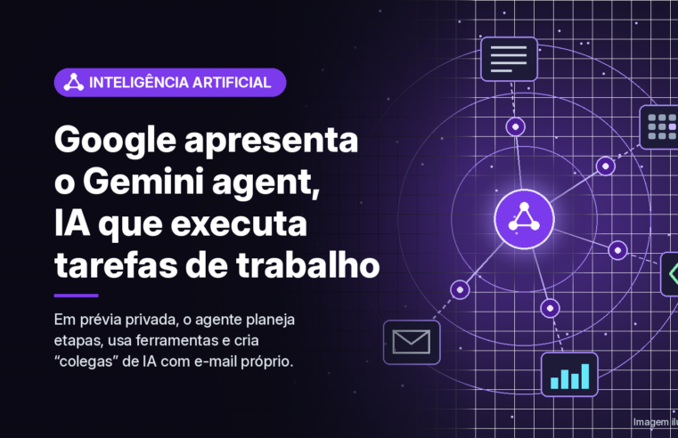 Google apresenta o Gemini agent, agente de IA que planeja e executa tarefas de trabalho