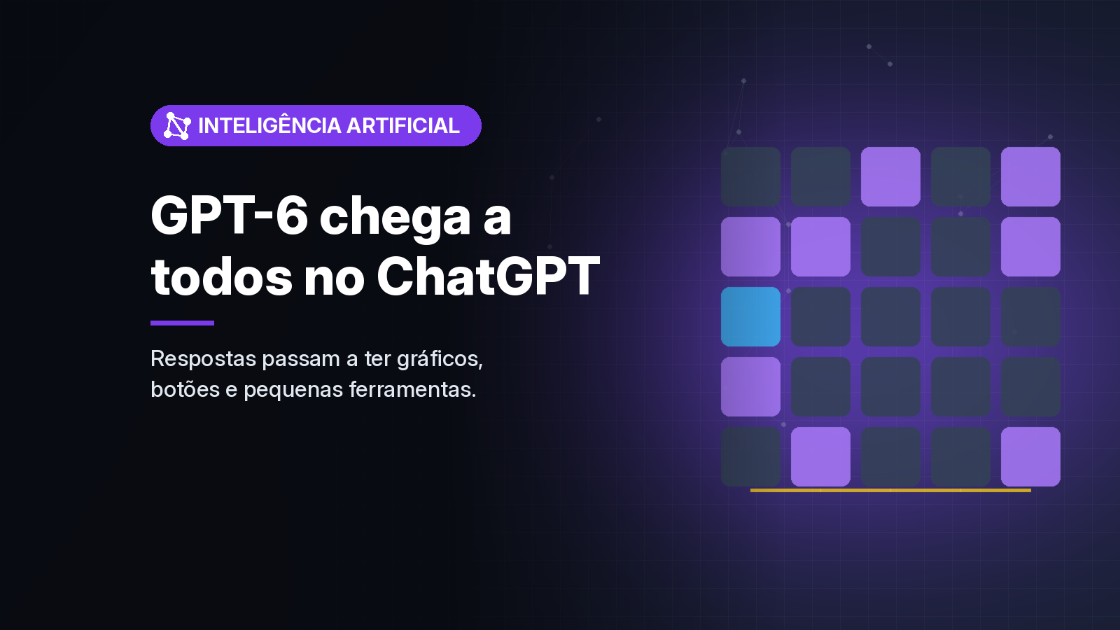 OpenAI leva o GPT-6 a todos os planos do ChatGPT e estreia respostas com interface interativa