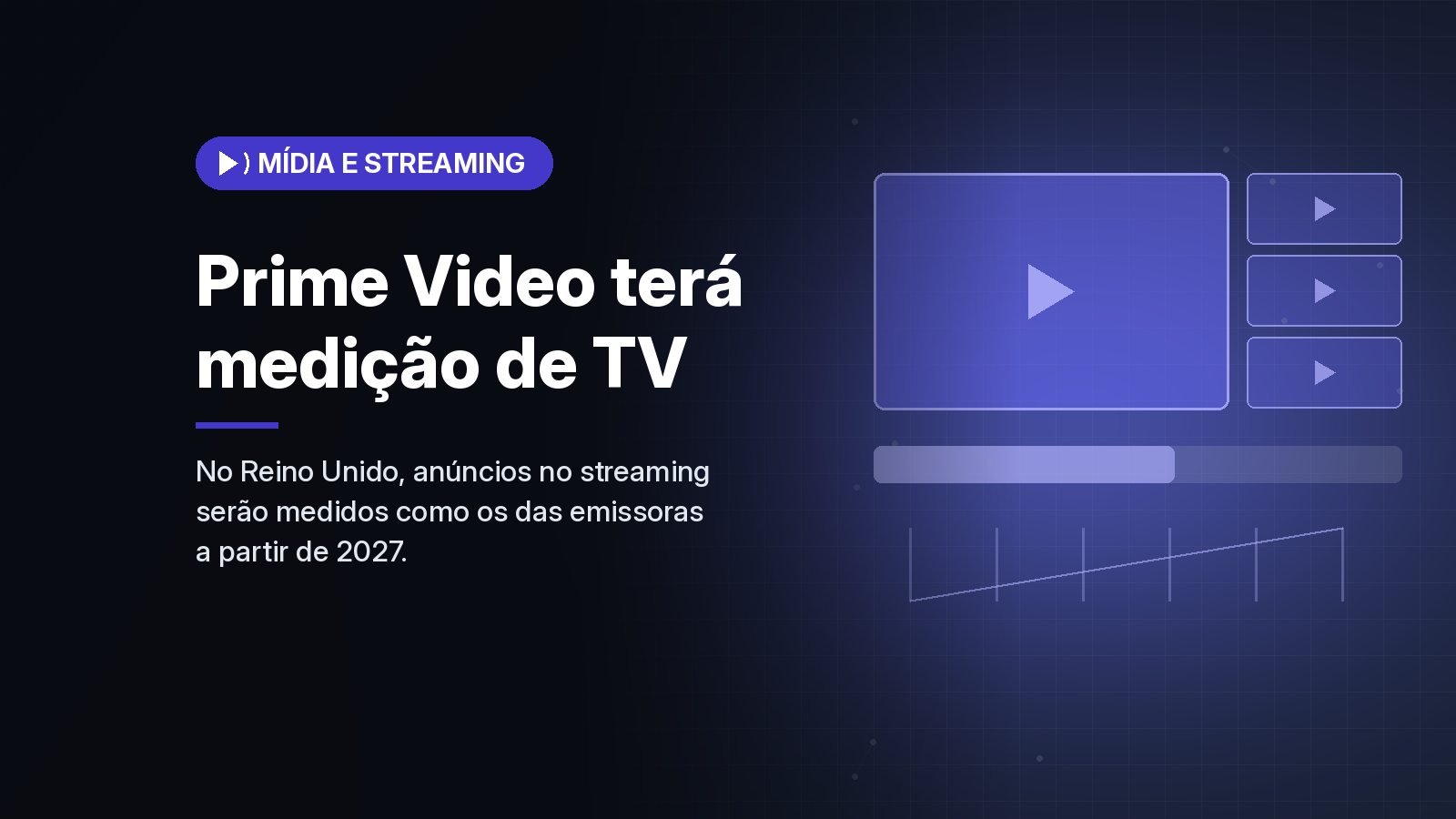 Prime Video será o primeiro streaming medido pelo CFlight, padrão de audiência da TV britânica