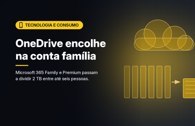 Microsoft 365 Family e Premium trocam 1 TB por pessoa no OneDrive por 2 TB para toda a família