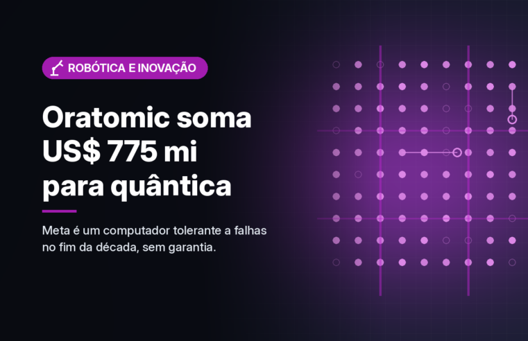 Oratomic chega a US$ 775 milhões para construir computador quântico de átomos neutros, mas a máquina ainda não existe