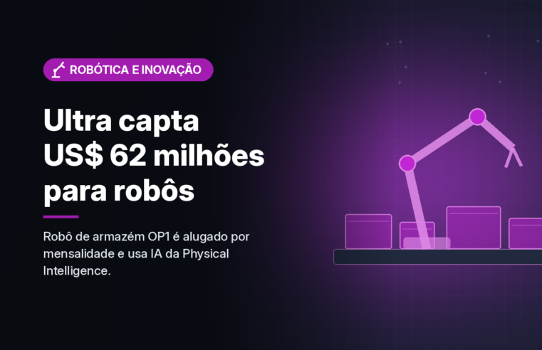 Ultra capta US$ 62 milhões para alugar robôs de armazém por mensalidade, com IA da Physical Intelligence