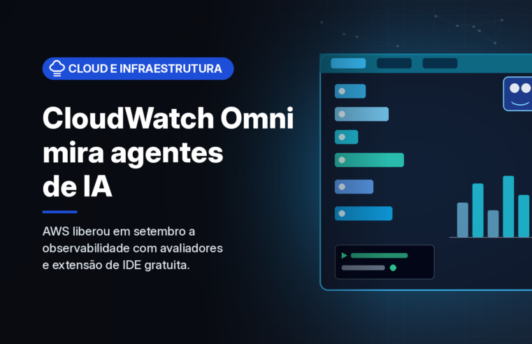 AWS lança CloudWatch Omni para observar e avaliar agentes de IA fora do console clássico