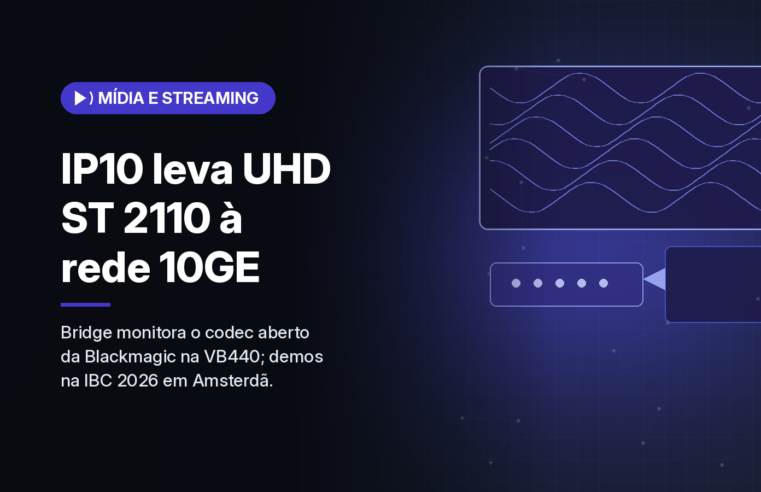 Bridge Technologies passa a monitorar o codec IP10 da Blackmagic em fluxos ST 2110
