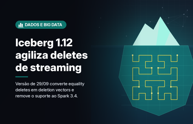 Apache Iceberg 1.12 cria atalho para deletion vectors em CDC e remove suporte a Spark 3.4