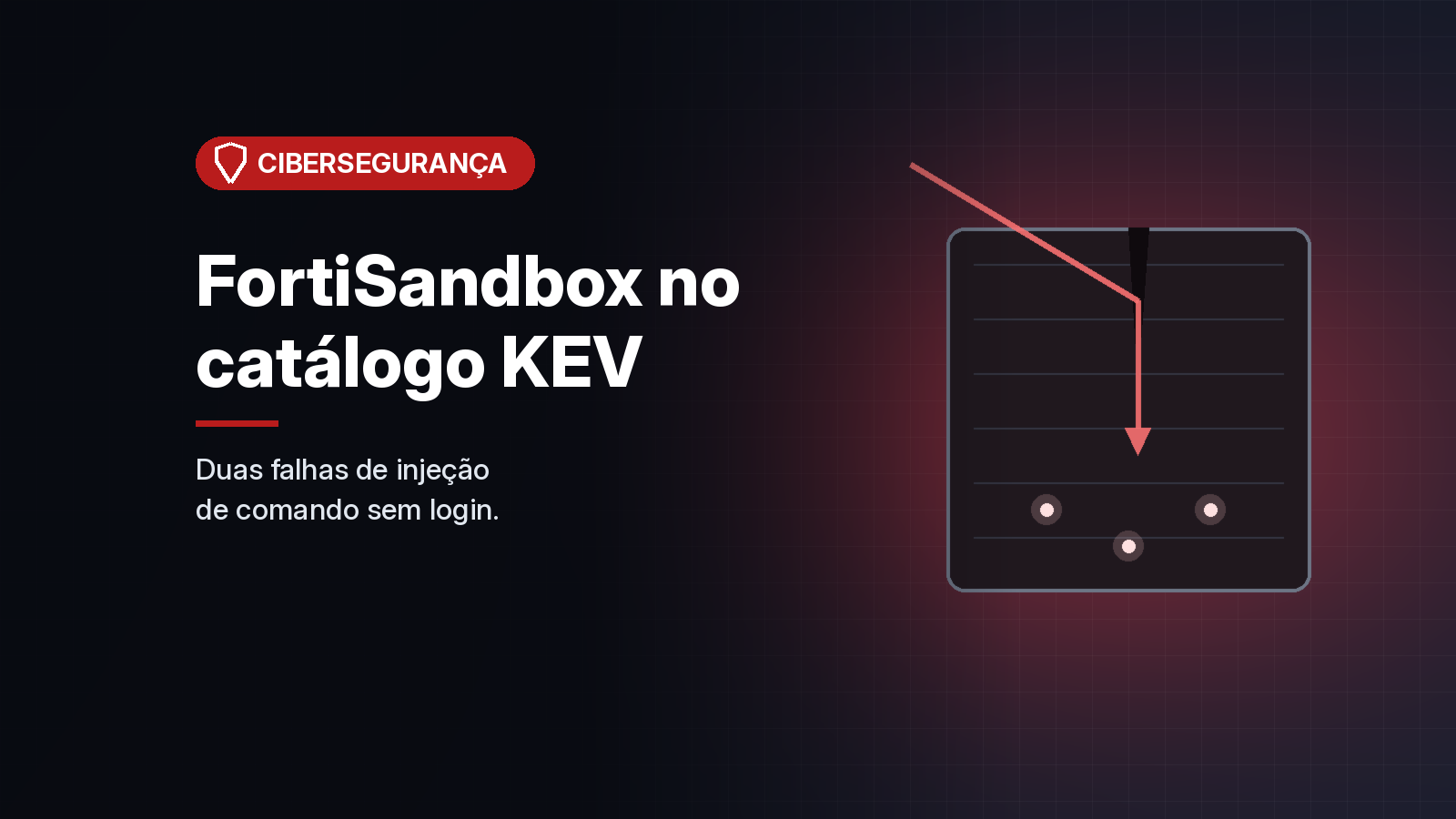 CISA coloca duas falhas críticas do FortiSandbox no catálogo de exploração ativa