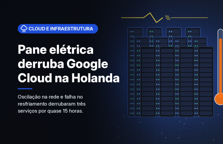 Falha de energia e de resfriamento derrubou serviços do Google Cloud na Holanda por quase 15 horas