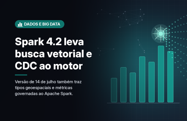 Apache Spark 4.2 traz busca vetorial, CDC nativo e camada de métricas ao motor de dados