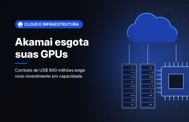 Akamai fecha contrato de nuvem de US$ 600 milhões para robótica e diz que suas GPUs estão esgotadas