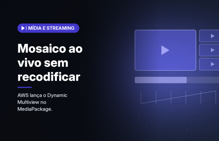 AWS lança Dynamic Multiview para montar mosaicos de transmissões ao vivo no servidor sem recodificar vídeo