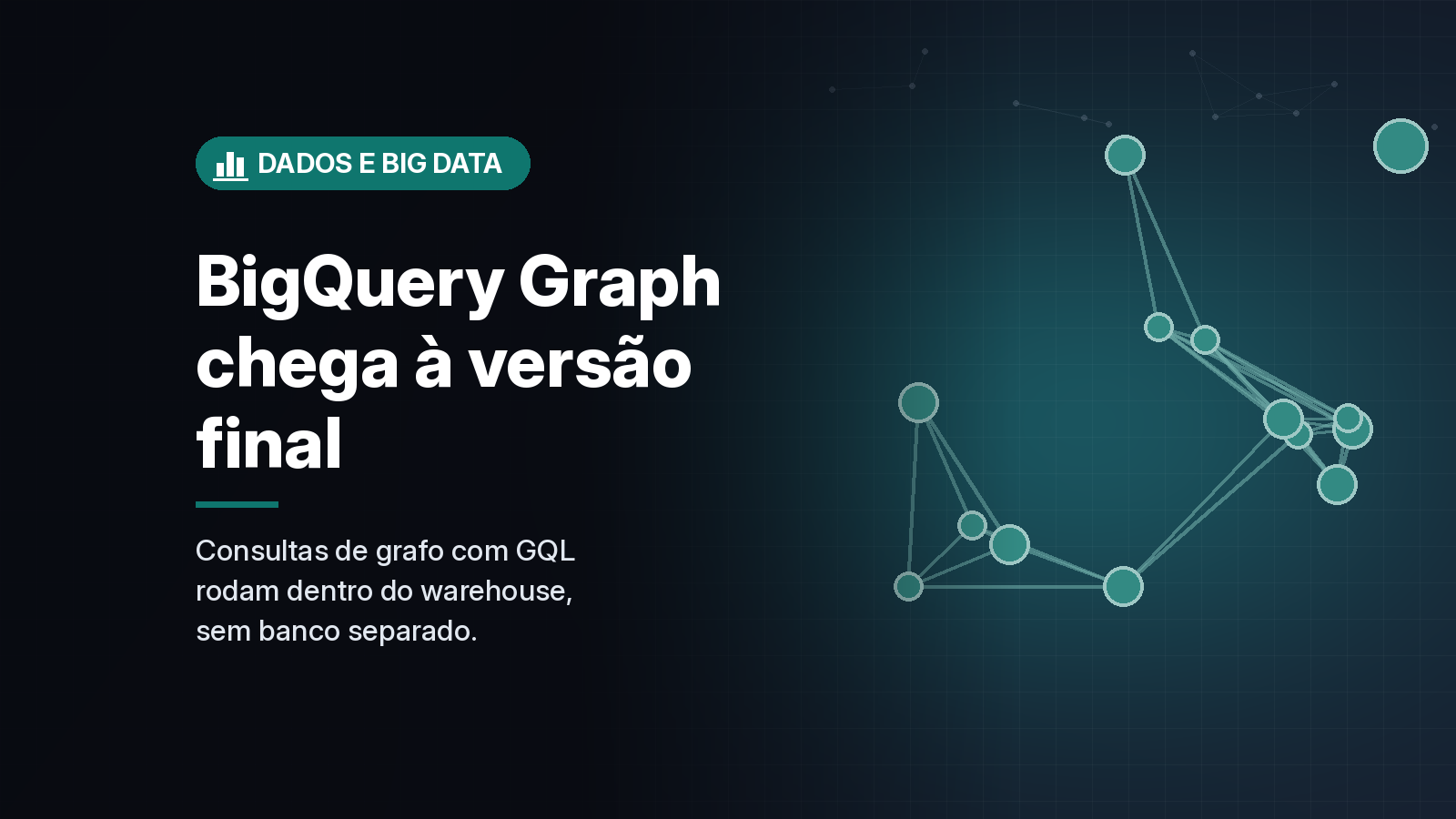 BigQuery Graph chega à disponibilidade geral e leva consultas de grafo ao warehouse