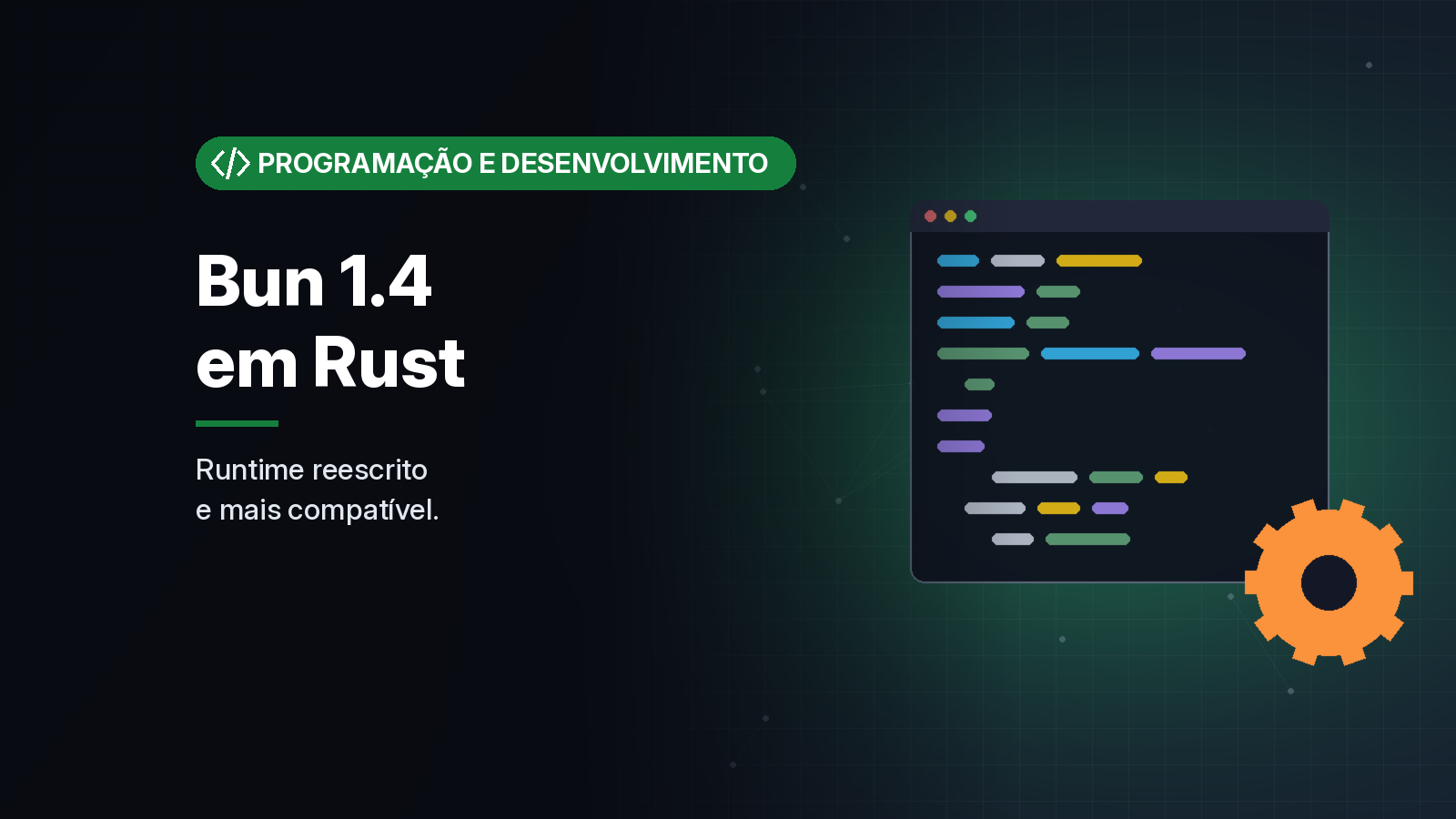 Bun 1.4 é a primeira versão reescrita em Rust e traz mudanças de comportamento para quem atualizar